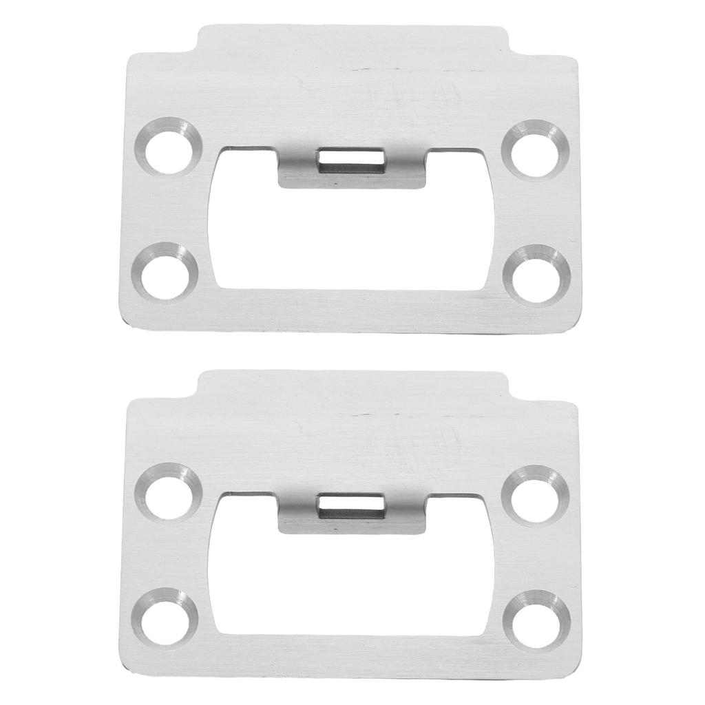 1Set Universal Stainless Steel Door Strike Plate Reinforcement Latch Protector for Interior Exterior Doors Security Upgrade