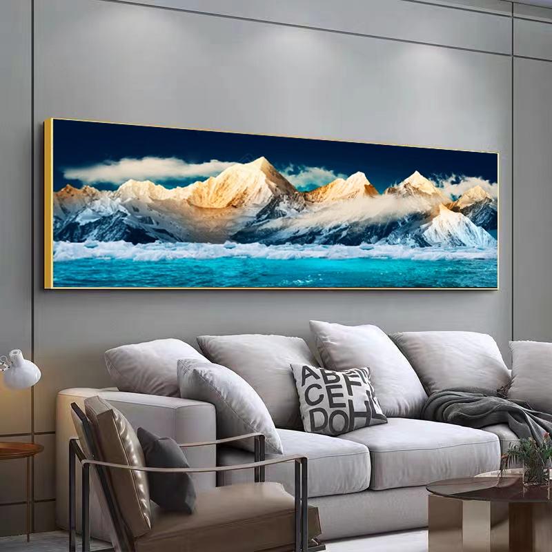 Zestawy do malowania diamentowego 5D DIY Góra Śnieżna Haft Krzyżykowy Pejzaż Haft Diamentowy Malowanie Sztuka Ścienna do Salonu Dekoracja Domu