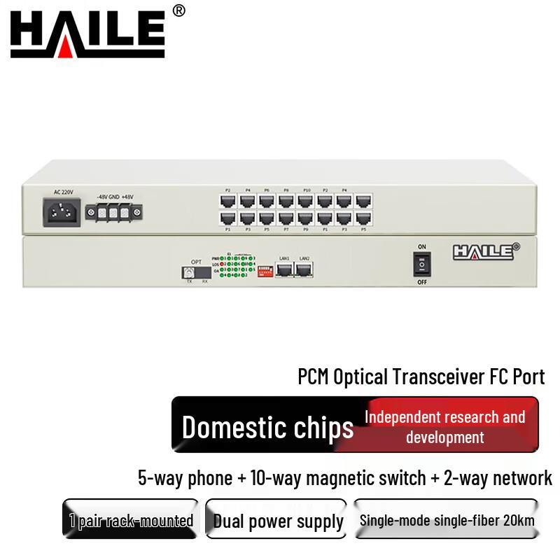 HAILE Multi-Service PCM Optical Transceiver