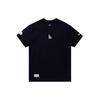 New Era Casual Breathable Round Neck Printed T-Shirt Unisex Tops Navy-Blue 12354514