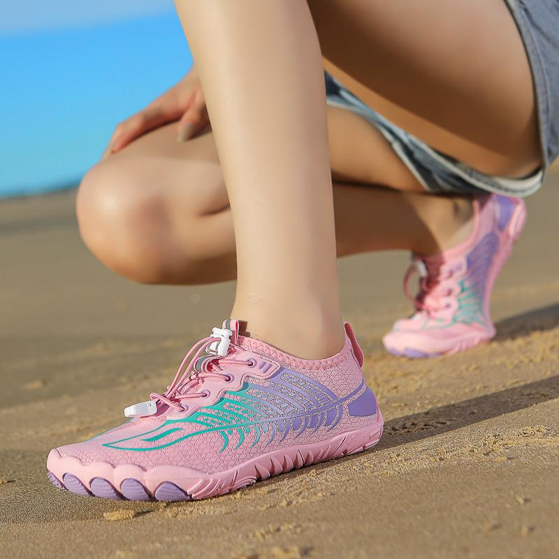 Men Barefoot Water Shoes Quick Drying Beach Wading Sneakers Women Breathable Light Beach Aqua Shoes for Swimming Surfing Sailing