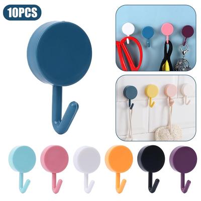 10PCS Simple and Seamless Self-adhesive Hook