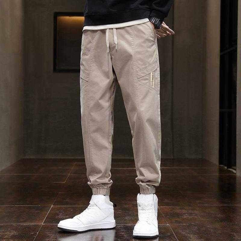 All-match Casual Pants for Men's Loose Straight Sports Pants for Autumn and Winter New Large-size Work Pants Versatile