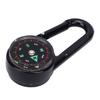 Keychain Compass with Built in Thermometer Small Pocket Carabiner Clip On Compass Navigation Tool for Backpack Hiking