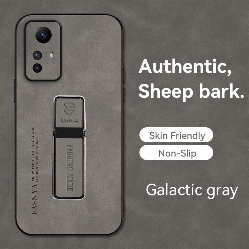 For Xiaomi Redmi Note 12S Case 12 S Luxury Magnetic Car Holder Plate Phone Case for Redmi Note 12s 4G Note12s Leather Back Cover