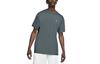T Shirts Men's Gray Blue Crew Neck Moderate Straight Fit DA0321-387