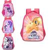Adorable My Little Pony School Backpack For Girls Cute Cartoon Design