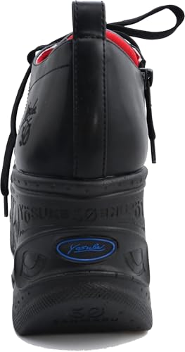 [YOSUKE] Herren Plateau Schnür-Sneakers