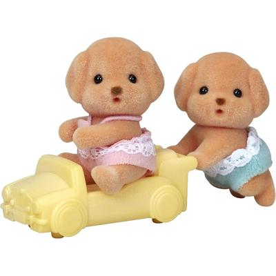 Sylvanian Families EPOCH Toy Poodle Twin Dolls 3+ Years Old Dollhouse Accessories
