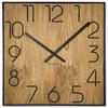 Wooden wall clock Wood Square 50cm