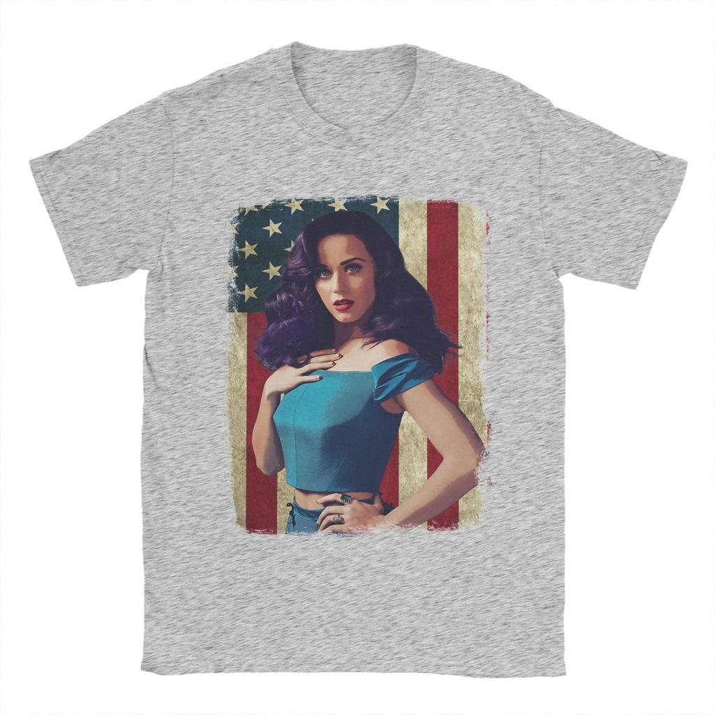 Katys Perrys T Shirt Unisexs 100 Cotton Vintage TShirts O Neck Tee Shirt Short Sleeve Clothes Plus Size