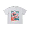 260 GSM Double Yarn 32 Count 100% Cotton Dragon Ball V37 Print Unisex Heavy Cotton T Shirt