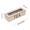 Tea Bag Storage Box Wooden Container Holder Vintage Design Tea Storage Accessories for Bedroom Tea Room Living Room and Study