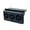Solar-Powered Three-Head Car Exhaust Fan - Cooling, Ventilation, and Deodorizing System.