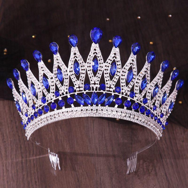 2024 New Arrival Crown Headdress Bridal Hair Accessories Fancy Fashion Crown Baroque Performance Pageant Miss World