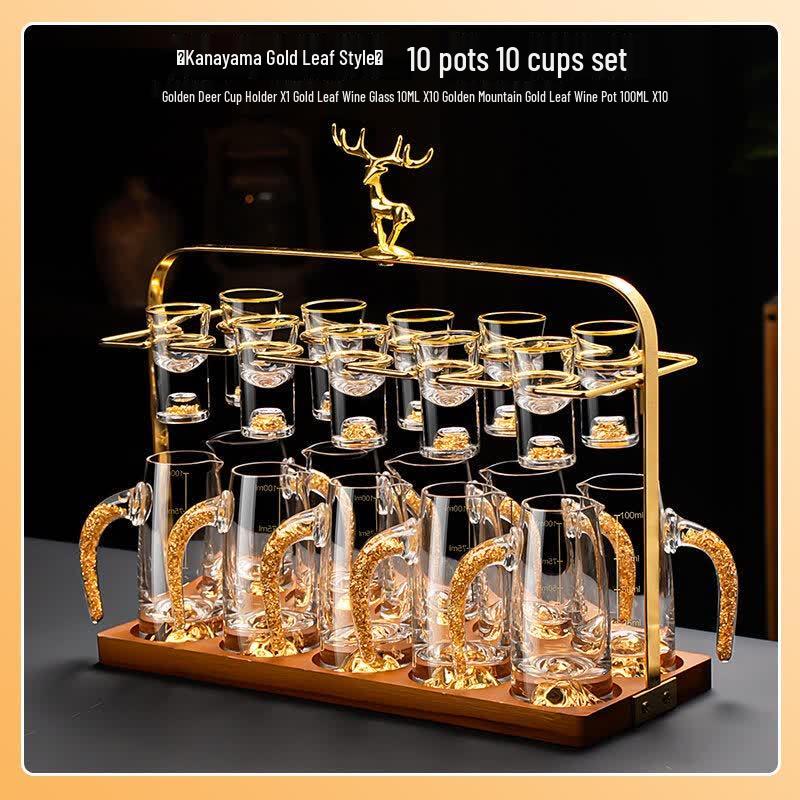 Qiwei Premium Handmade Crystal Baijiu Set