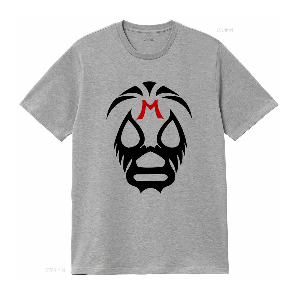 Mil Mascaras Mexican Wrestler Mask T Shirt Lucha Libre Themed Authentic Artisan Crafted vintage Washed homme Comfortable