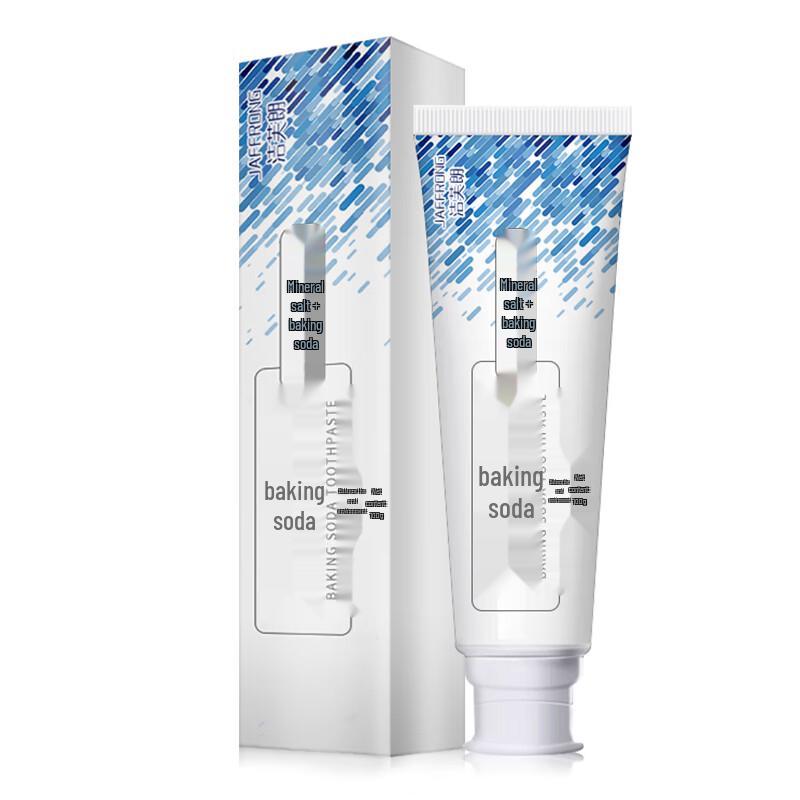 JAFFRONG Baking Soda Sea Salt Mint Toothpaste