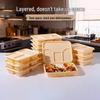 Handun Disposable Degradable Corn Starch Takeaway Container
