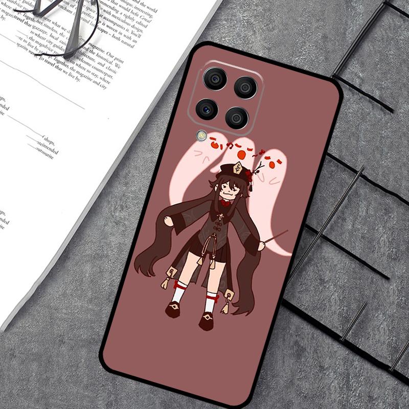 Genshin Impact Hu Tao Ghost Case For Samsung Galaxy M14 M12 M11 M13 M15 M06 M16 M36 M56 M31 M53 M32 M52 M35 M55 M34 M54