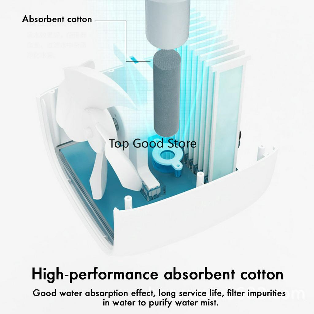 5W USB Mini Humidifiers Air Conditioner Air Cooler Fans Portable Air Cooler Table Mini Fan For Office Home Car Refrigerating Device