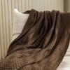 Maillard Knitted Throw Blanket with Tassels Soft Warm Sofa Cover Bed Fringe Blanket Cozy Boho Home Decor