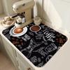 Coffee Machine Mat Coffee Machine Absorbent Non-Slip Mat Kitchen Countertop Drain Mat Kitchen Absorbent Non-Slip Mat