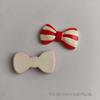 Heart-Shaped Resin Bow Tie Hair and Phone Case Accessories