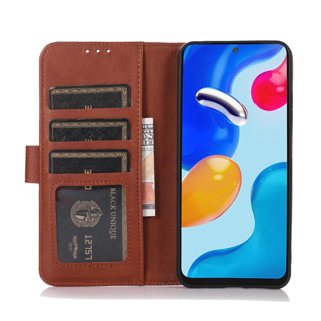 Phone Case For OnePlus 13R 5G/Ace 5 5G/Ace 5 Pro 5G Cowhide Texture Leather Wallet Phone Cover with Stand