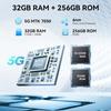 Unbreakable Portable 5G Telephone DOOGEE S200X 32GB+512GB/TF 2TB 10100mAh/33W 6.72”+120Hz Smartphone Android 14 WiFi6/NFC/OTG Black