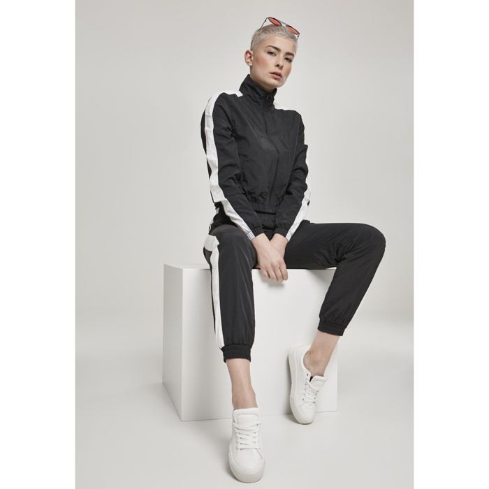 Parka Femme - Urban Classic - Striée - Col Montant - Doublure En Mesh - Poignets Élastiques