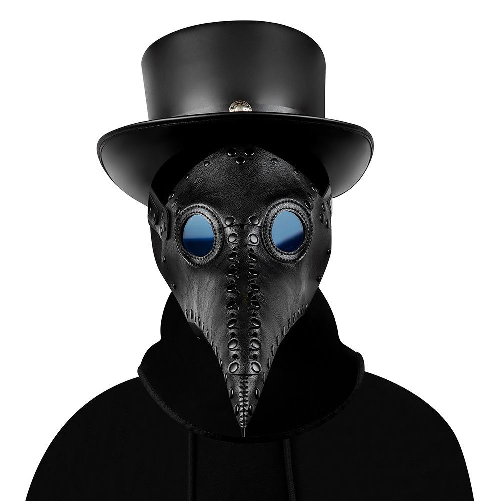 Plague Doctor Halloween Mask & Hood for Role-Playing and Cosplay Decorations