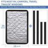 Copertura per sfiato camper da campeggio Tenda da sole impermeabile Tappetino oscurante per lucernario Accessori per rimorchi per auto e camper