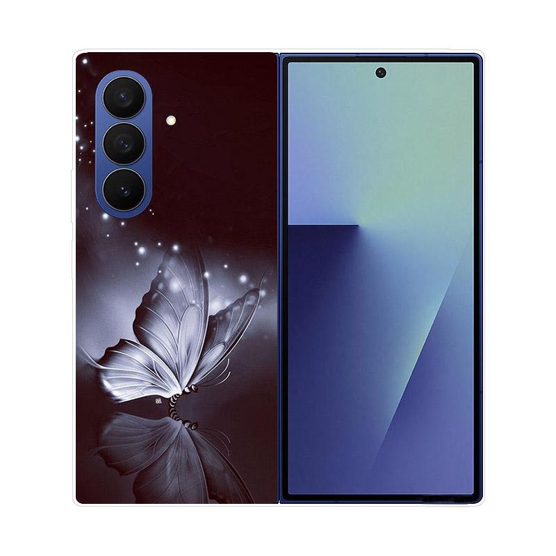 For Samsung Galaxy Z Fold 7 5G Phone Case Cover Transparent Back Protective Shell Coque For Samsung Z Fold7 Clear Hard PC Fundas