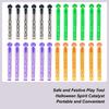 24pcs Halloween Bubble Soap Bottles Kids Trick Or Treat Gift Toys Party Favors Pumpkin Ghost Design Empty Tube Wand No Water