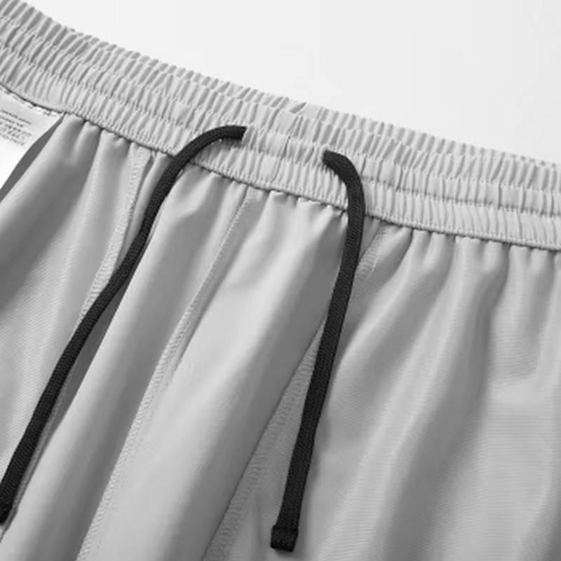 Adidas Solid Color Breathable Sports Moisture-Wicking Casual Pants Men Bottoms Light-Gray JI5689