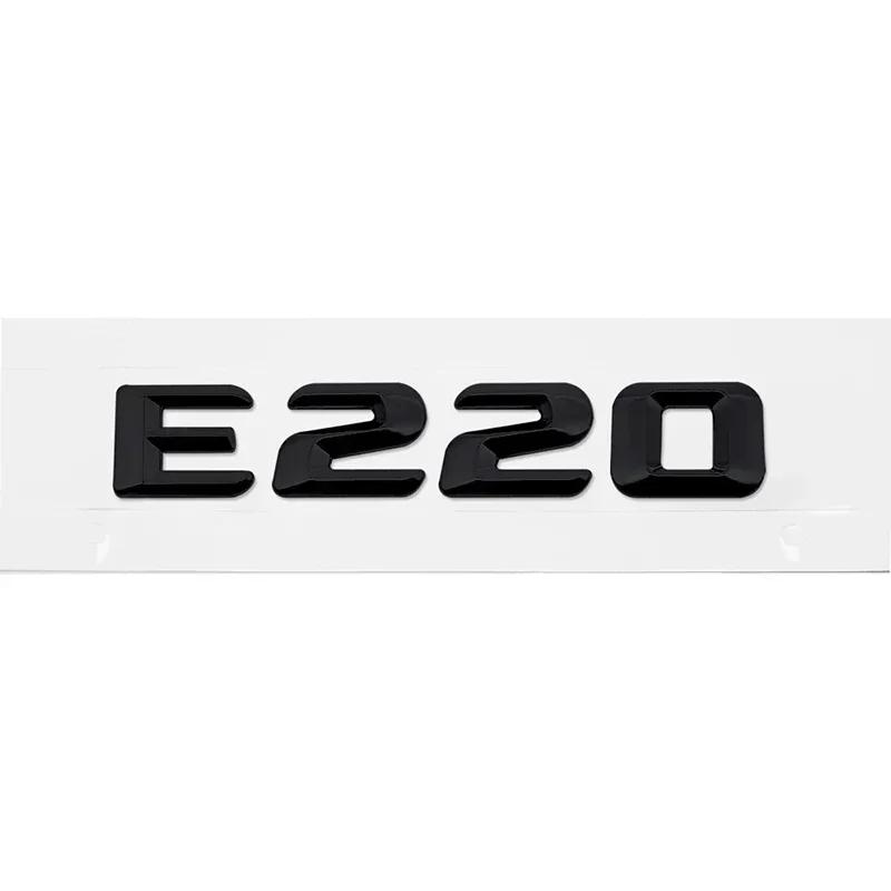 Car Tail Letter Number Emblem Sticker Rear Trunk Badge Decal for Mercedes Benz E Class E53 E55 E63 E200 E220 E230 E240 E250 E260
