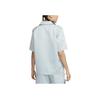 Jordan Solid Stripe Short Sleeve Shirt Women shirts Ocean-Cube-Blue DM5229-366