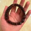 Second Gen Blood Amber Imitation Bracelet with Lingzhi Buddhist Beads