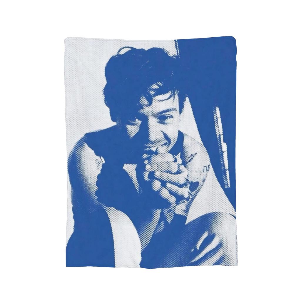 Kiss Hs Disco Kiss All The Time Fleece Blanket Harrys Music Styles Funny Throw Blanket Sofa Bedding Lounge 150*125Cm Bedspread
