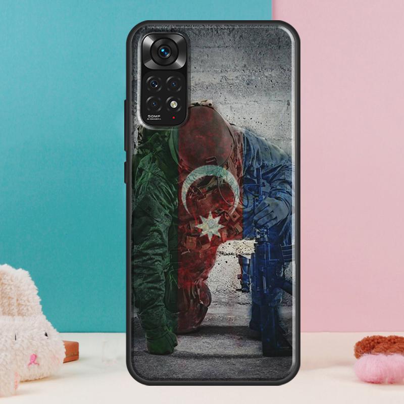 Azerbaijan Flag Case For Xiaomi Redmi Note 13 Pro 14 12 11 9 10 9S 10S 11S 12S Redmi 14C 13C 10C 12C Cover