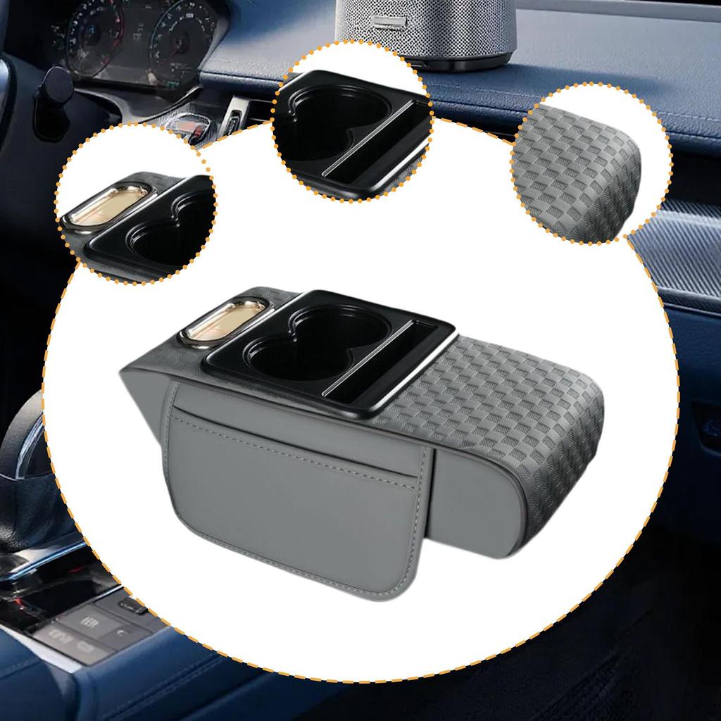 Auto Armrest Cushion Center Console Cover Interior Organizer, Ergonomic Vehicle Arm Rest Car