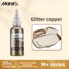 Marie 25 Colori 50ml Pittura Acrilica Metallica Pigmenti Ricchi Brillanti Perlescenti con Flacone Materiale Scolastico Cancelleria