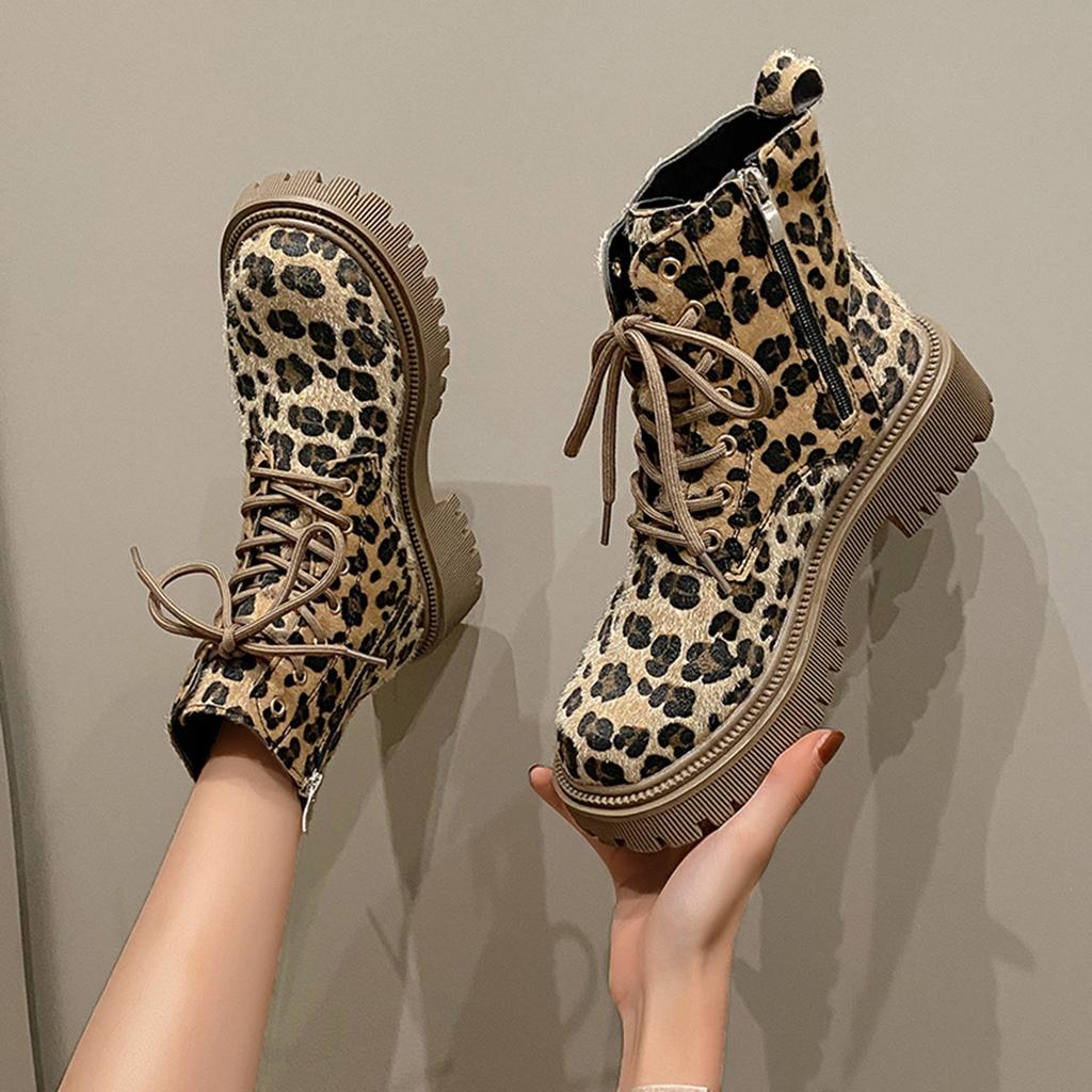 2026 New Winter Women Pumps Boots High Quality Lace-Up European Ladies Shoes Gothic Punk Casual White Platform Woman Spring