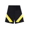 Li-Ning X Marvel Wade Series Letter Print Logo Solid Color Straight Casual Shorts Men Bottoms Black AAPS057-1