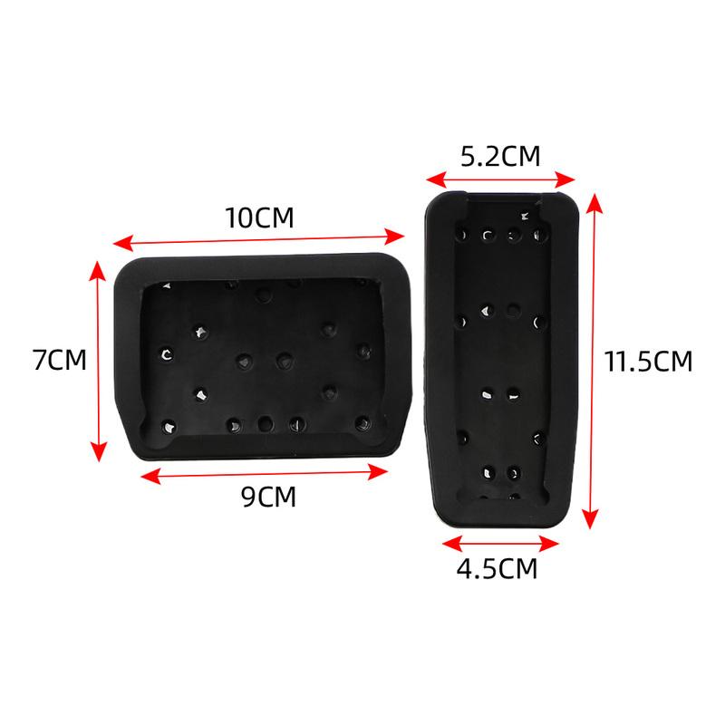 For Tesla Model Y Modely Pedals Non-Slip Gas Accelerator Brake Pedal Cover Foot Rest Pad Protector Interior Accessories