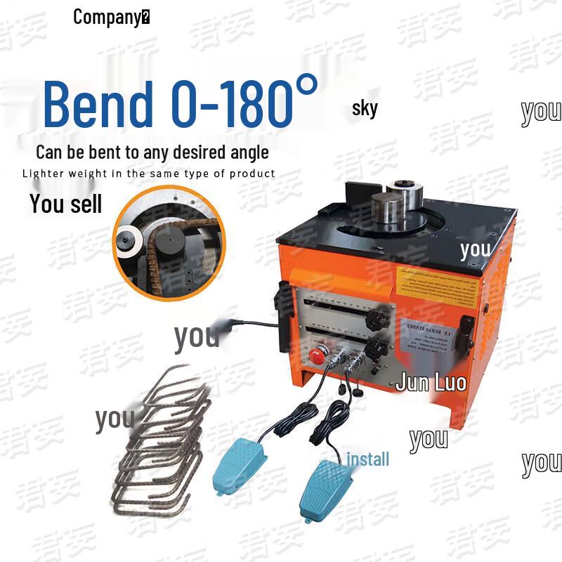 Junwang Automatic Electric Rebar Bending Machine