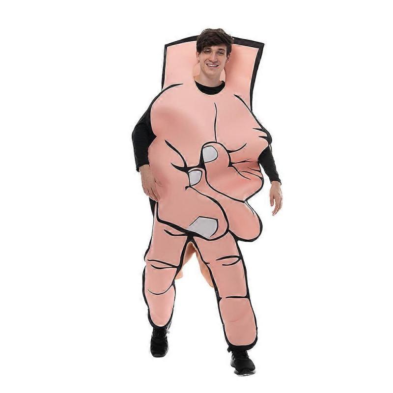 Disfraz de Halloween Aterrador Manos de Tijera Humanas Forma de V Esponja Atuendo para Actuación en Escenario Unisex Talla Única
