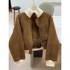 Korean Style Light Temperament Fleece-Lined Lamb Wool Coat for Women - Ins Fashion, Age-Reducing, Thickened for Fall/Winter