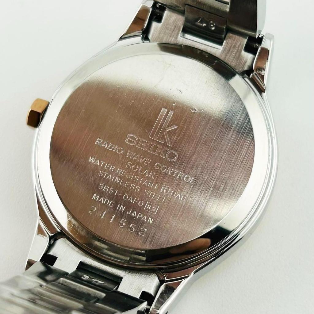 [USED] Rare 2864 SEIKO LK Women's Radio-Controlled SOLAR QZ Watch